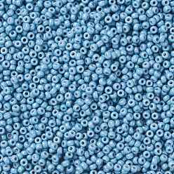 (RR4482) Duracoat Dyed Opaque Bayberry MIYUKI Round Rocailles Beads, Japanese Seed Beads, (RR4482) Duracoat Dyed Opaque Bayberry, 8/0, 3mm, Hole: 1mm, about 422~455pcs/bottle, 10g/bottle