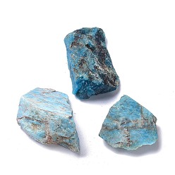 Apatite Rough Raw Natural Apatite Beads, for Tumbling, Decoration, Polishing, Wire Wrapping, Wicca & Reiki Crystal Healing, No Hole/Undrilled, Nuggets, 26~40x23~28x12~19mm, about 6pcs/bag
