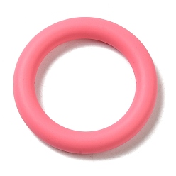 Бледно-фиолетовый Красный Силиконовые бусины, кольцо, бледно-фиолетовый красный, 65x10 мм, отверстие : 3 мм