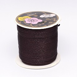 Coffee Nylon Thread, Rattail Satin Cord, Coffee, 1.5mm, about 38.27 yards(35m)/roll