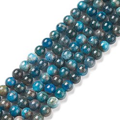 Apatite Perles naturelles d'apatite, ronde, 8mm, Trou: 1mm, environ252 pcs / 250 g