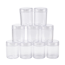 Прозрачный Пластиковые бисера контейнеры, прозрачные, 3.9x5 см, емкость: 20 мл (0.67 жидких унций)