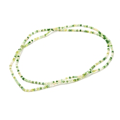 Lime Green Summer Jewelry Waist Beads, Body Chain, Faceted Glass Beaded Belly Chain, Bikini Jewelry for Woman Girl, Lime Green, 31-1/2 inch(80cm), Beads: 3x2.5mm
