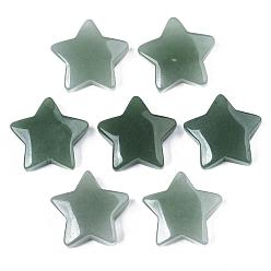 Зеленый Авантюрин Натуральный зеленый авантюрин в форме звезды камни для беспокойства, карманный камень для балансировки колдовской медитации, 30x31x10 мм