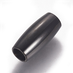 Bronce de cañón 304 cierres magnéticos de acero inoxidable con extremos para pegar, arroz, gunmetal, 21x9.5 mm, agujero: 6 mm
