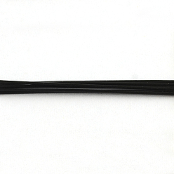 Noir Fil de queue de tigre, acier inoxydable 304 revêtu de nylon, noir, Jauge 23, 0.6mm, environ 3608.92 pieds(1100m)/1000g