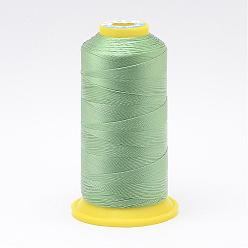Aguamarina mediana Hilo de coser de nylon, aguamarina mediana, 0.6 mm, sobre 300 m / rollo