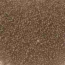 (754) Gold Lined Pink Cuentas de semillas redondas toho, granos de la semilla japonés, (754) rosa forrado en oro, 11/0, 2.2 mm, agujero: 0.8 mm, Sobre 5555 unidades / 50 g
