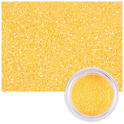 Gold Nail Glitter Powder Shining Sugar Effect Glitter, Colorful Nail Pigments Dust Nail Powder, for DIY Nail Art Tips Decoration, Gold, Box: 3.2x3.35cm, 8g/box