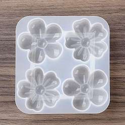 Flower DIY Silicone Molds, Resin Casting Molds, for UV Resin, Epoxy Resin Craft Making, Sakura Flower, 66x69x15mm, Inner Diameter: 30x31mm