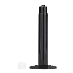 Black Plastic Dispensing Syringes, with Piston, Black, 74x32x14mm, Hole: 2mm, Piston: 9.5x8mm, Capacity: 3ml(0.1 fl. oz)