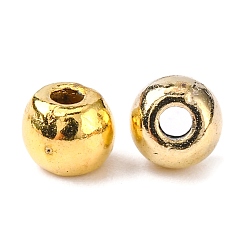 Antique Golden Tibetan Style Spacer Beads, Lead Free & Cadmium Free & Nickel Free, Antique Golden Color, Round, 5mm, Hole: 1mm