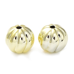 Золотой Акриловые бусины, CCB пластиковые шарики, круглые, золотые, 16x14.5 мм, отверстие : 3 мм
