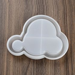 Cloud Cloud Jewelry Plate DIY Silicone Molds, Resin Casting Molds, for UV Resin, Epoxy Resin Craft Making, 125x175x30mm, Inner Diameter: 102x141mm