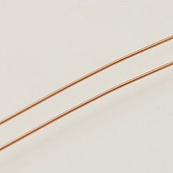 Sandy Brown Round Copper Wire for Jewelry Making, Sandy Brown, 26 Gauge, 0.4mm, about 16.4 Feet(5m)/roll