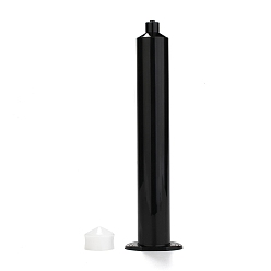 Черный Пластиковые дозирующие шприцы, с поршнем, чёрные, 177x45x29.5 мм, отверстие: 2 мм, поршень: 23x16.5 мм, емкость: 55 мл (1.87 жидких унций)