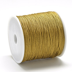 Chameau Fil de nylon, corde à nouer chinoise, chameau, 0.8mm, environ 109.36 yards (100m)/rouleau
