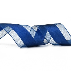 Bleu Royal Rubans en organza de couleur unie, pour la décoration de fête, emballage cadeau, bleu royal, 1" (25 mm), à propos de 50yard / roll (45.72m / roll)