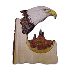 Eagle Настенный, резьба по дереву, подарок на стену, резьба по дереву, настенная резьба по дереву ручной работы, резное животное на дереве, Офисный дом или наружная отделка, орел, 380x260x5 мм
