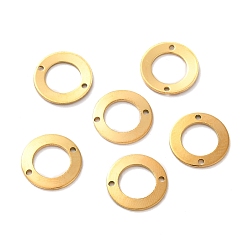 Золотой Ионное покрытие (ip) 304 подвески из нержавеющей стали, кольцо, золотые, 13x1 мм, отверстие : 1 мм