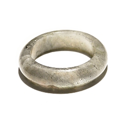 Labradorite Natural Labradorite Finger Rings, Inner Diameter: 18~20mm