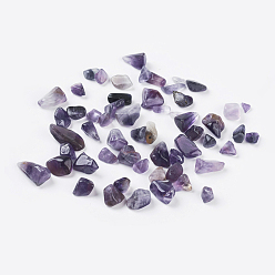 Amethyst Amethyst Chips Floating Charms Fit Floating Locket Pendants, No Hole/Undrilled, 5~8mm