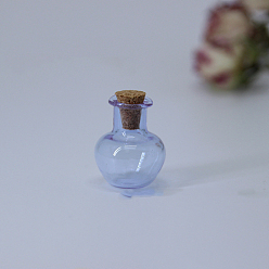 Королевский синий Орнамент из пробковых бутылок лэмпворк, пустые бутылки желаний, флаконы своими руками для подвесных украшений, королевский синий, 1.7x2.2 см