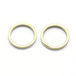 Crudo (Sin Aplanar) Anillos de bronce que une, anillo, sin plomo, cadmio, níquel, crudo (sin chapar), 9x1 mm, diámetro interior: 7 mm