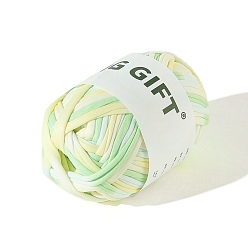 Разноцветный Пряжа из полиэфирной ткани, для ручного вязания толстой нити, пряжа для вязания крючком, красочный, 5 мм, около 32.81 ярдов (30 м) / моток