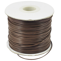 Camel Korean Waxed Polyester Cord, Bead Cord, Camel, 1.2mm, about 185yards/roll