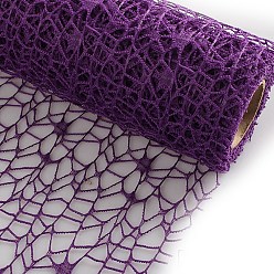 Фиолетовый Тканевая сетка для упаковки цветочных букетов, фиолетовые, 4500x500 мм