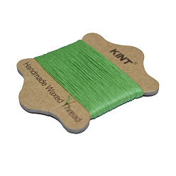 Césped Verde Cuerda de nylon encerado, verde césped, 0.65 mm, aproximadamente 21.87 yardas (20 m) / tarjeta