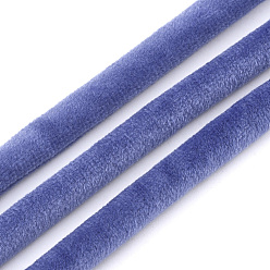 Bleu Bleuet Cordon de velours, bleuet, 6mm, environ 54.68 yards (50m)/paquet