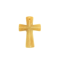 Топаз Нефрит Натуральный топаз нефрита подвески, религия крест прелести, 45x33 мм