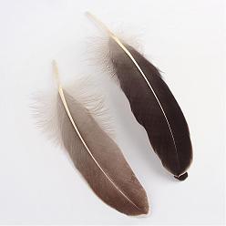 Gris Oscuro Accesorios del traje de plumas de ganso, teñido, gris oscuro, 160~215x36~47 mm