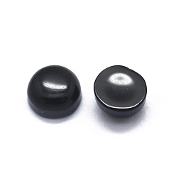 Obsidian Natural Obsidian Cabochons, Half Round/Dome, 4x1.5~2.5mm