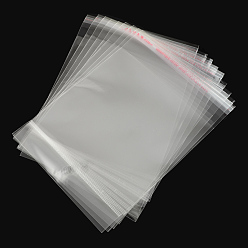 Clair Rectangle sacs opp de cellophane, clair, 21.5x16 cm, trou: 6 mm, épaisseur unilatérale: 0.0035 mm, mesure intérieure: 16x16 cm