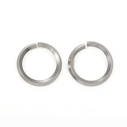 Stainless Steel Color 304 Stainless Steel Jump Ring, Open Jump Rings, Stainless Steel Color, 10 Gauge, 21x2.5mm, Inner Diameter: 16mm