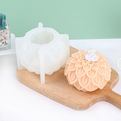 Blanco Moldes de silicona para velas con forma de flor, para herramientas de fabricación de velas, blanco, 8.5x11.5 cm