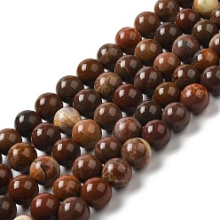 Pierre Précieuse Naturelle Brins de perles pierres fines naturelles , ronde, 10~10.5mm, Trou: 1mm, Environ 20 pcs/chapelet, 15.75'' (40 cm)