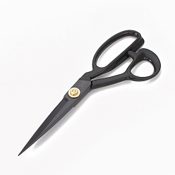 Gunmetal German Steel Tailor Scissors, Sewing scissors, Black, Gunmetal, 285x90x13mm