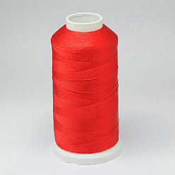 Rouge Fil de nylon, pour la fabrication de glands, rouge, 0.3mm, environ 1093.61 yards (1000m)/rouleau
