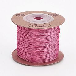 Flamingo Nylon Cords, String Threads Cords, Flamingo, 1mm, about 54.68~59.05 yards(50~54mm)/roll