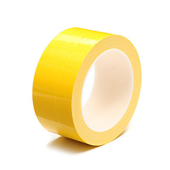 Yellow Polyethylene & Gauze Adhesive Tapes for Fixing Carpet, Bookbinding Repair Cloth Tape, Flat, Yellow, 4.5cm, 10m/roll