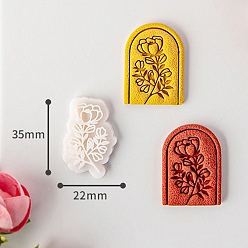 Flower Plastic Clay Pressed Molds Set, Clay Cutters, Clay Modeling Tools, Carnation, 3.5x2.2cm