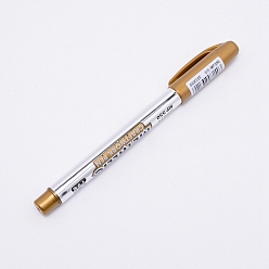Vara de Oro Pluma de dibujo de resina epoxi, marcador de pintura, rotulador, bolígrafo de firma de graffiti, suministros diarios, vara de oro, 140.5x12x16 mm