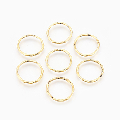 Antique Golden Tibetan Style Linking Rings, Circle Frames, Cadmium Free & Lead Free, Antique Golden Color, 22x1.5mm, about 18.5mm inner diameter