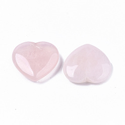 Розовый Кварц Натуральный розовый кварц сердце любовь камень, карманный пальмовый камень для балансировки рейки, 24.5x25x6~7 мм