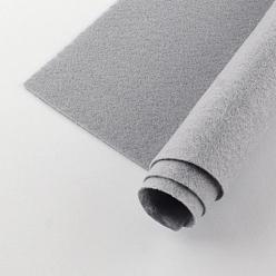 Гейнсборо Нетканые ткани вышивка иглы войлока для DIY ремесел, квадратный, светло-серые, 298~300x298~300x1 мм , около 50 шт / мешок