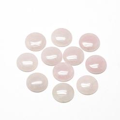 Розовый Кварц Природного розового кварца кабошонов, полукруглые / купольные, 8x4 мм